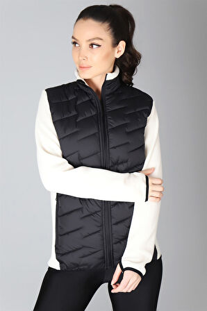 Sweetness Kadın Ekru Kapitone Mont