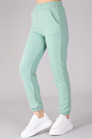 Sweetness Kadın Mint Paçası Lastikli Eşofman Altı