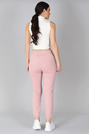 Sweetness Kadın Pudra Paçası Lastikli Eşofman Altı