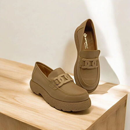 Anatolia Vizon Deri Kadın Günlük Ayakkabı