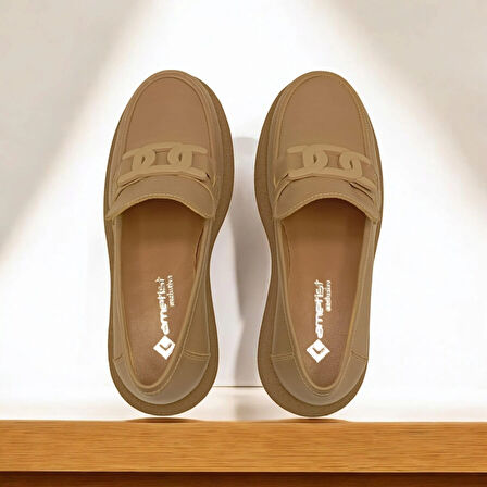 Anatolia Vizon Deri Kadın Günlük Ayakkabı