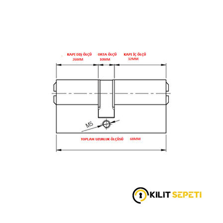 Kale 164 CEC Silindir 26+10+32 (68MM)