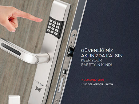 Kale Ofis Tipi Kilit Şifreli KD040/87-244 (SAĞ)