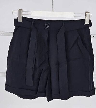 Tensel Kemerli Şort