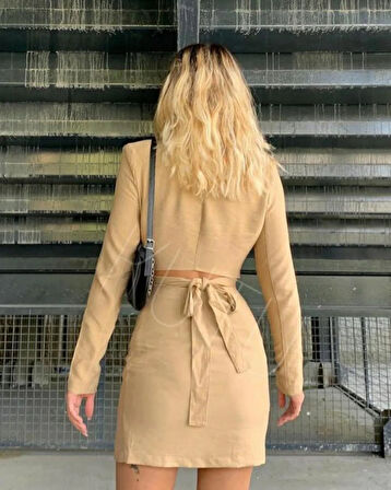 Etek Crop Takım