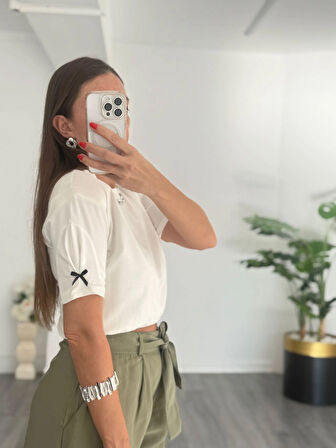 Bebe Kurdela Detaylı Tshirt