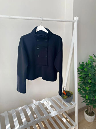 Çıtçıt Yakalı Sweat