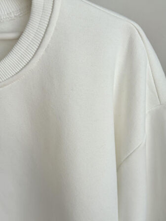 Bisiklet Yakalı Yumoş Sweat