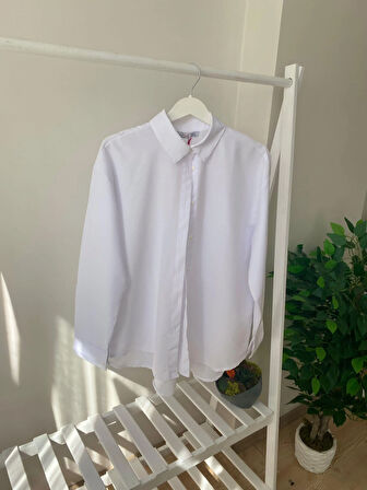 Oversize Pamuk Gömlek