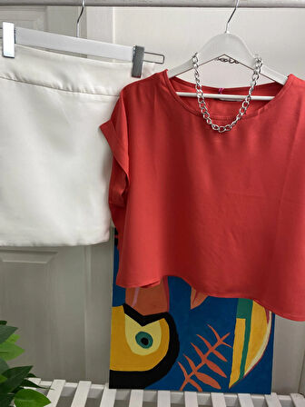 Viskon Kısa  Tshirt