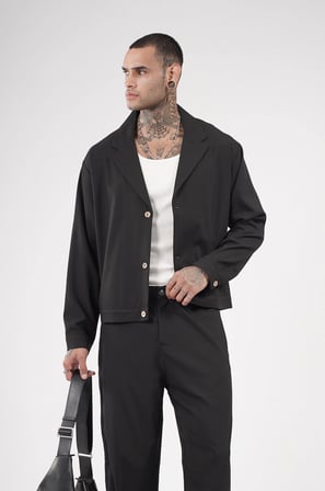 Oversize Kalıp Kumaş Blazer Alt Üst Takım