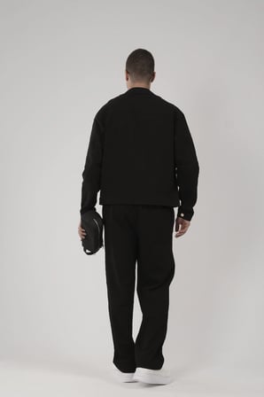 Oversize Kalıp Blazer Keten Alt Üst Takım