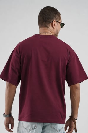 Oversize Kalıp Basic %100 Pamuklu Erkek Tişört