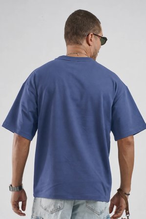 Oversize Kalıp Basic %100 Pamuklu Erkek Tişört