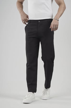 Likralı %100 Pamuklu Boyfriend Kalıp Pantolon