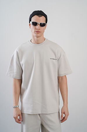 King Brich Baskılı Oversize Kalıp Unisex Şort Takım