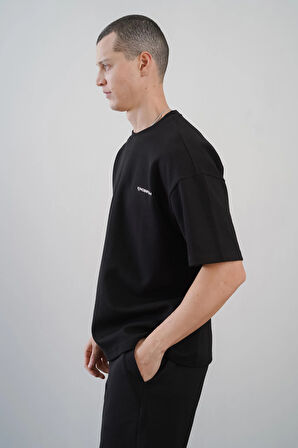 King Brich Baskılı Oversize Kalıp Unisex Şort Takım