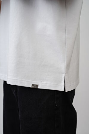 Kingbrich Kuru Kafa Baskılı Oversize Kesim Unisex Tişört