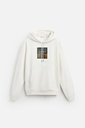 Kapuşonlu Dont Need Reason Baskılı Sweatshirt