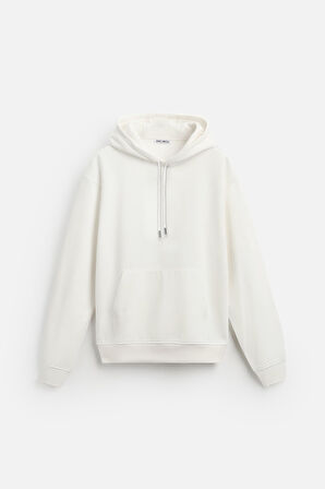 Kanguru Cepli Oversize Kalıp Unisex Düz Hoodie