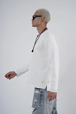 King Brich Pis Yaka Oversize Kalıp Erkek Sweatshirt