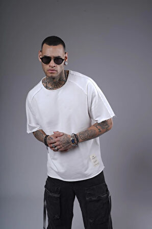 Pis Yaka Oversize Kalıp Reglan Kol Erkek Tişört