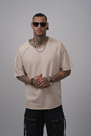 Pis Yaka Oversize Kalıp Reglan Kol Erkek Tişört