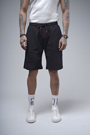 Beli Lastikli Cepli Regular Kalıp Erkek Şort Bermuda