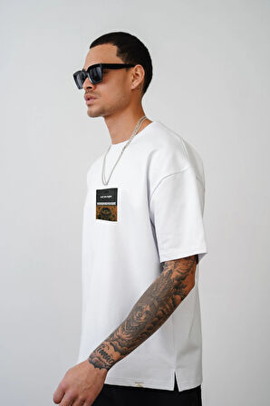 Oversize Kalıp Dont Need Reason Baskılı Unisex Tişört