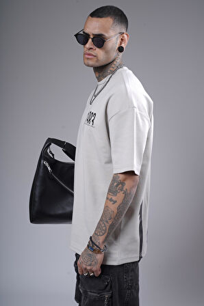 Oversize Kalıp 1983 Yazılı Baskılı Unisex Tişört