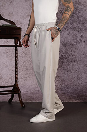 Baggy Kalıp Kordonlu Alt Eşofman