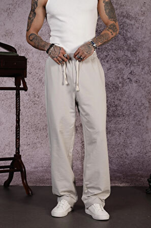 Baggy Kalıp Kordonlu Alt Eşofman