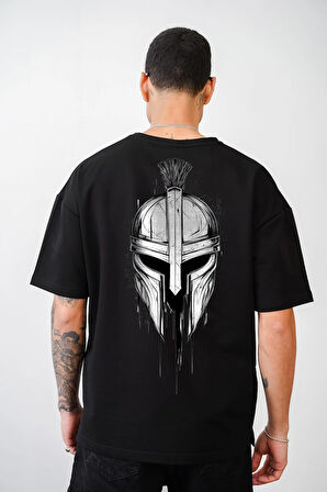 Kuru Kafa Baskılı Unisex Oversize Kalıp Tişört