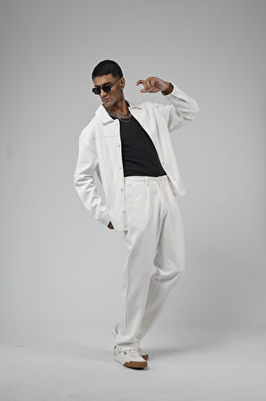 Oversize Kalıp Erkek Gömlek Pantolon Alt Üst Takım