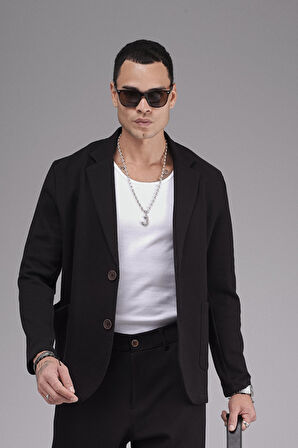 Regular Kalıp Mevsimlik Erkek Blazer Takım