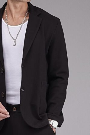 Regular Kalıp Mevsimlik Erkek Blazer Takım