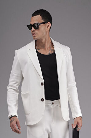 Regular Kalıp Mevsimlik Erkek Blazer Takım