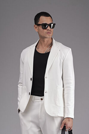 Regular Kalıp Mevsimlik Erkek Blazer Takım