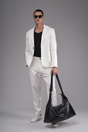 Regular Kalıp Mevsimlik Erkek Blazer Takım