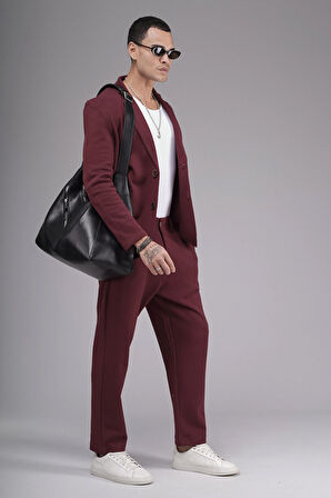 Regular Kalıp Mevsimlik Erkek Blazer Takım