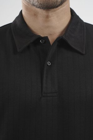 Polo Yaka Çizgi Detaylı Regular Kalıp Erkek Tişört