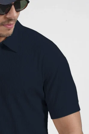 Polo Yaka Regular Kalıp Çizgili Erkek Basıc Tişört
