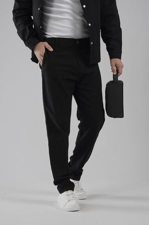 Regular Kalıp Pamuklu Keten Klasik Pantolon