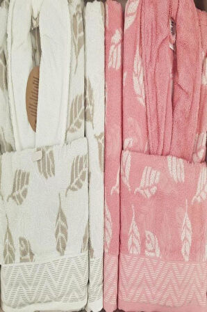 Özdilek Lilyana Aile Bornoz Seti