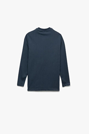 Koton Erkek Çocuk Pamuklu Yuvarlak Yaka Uzun Kollu Çizgili Sweatshirt