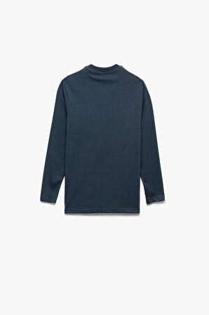 Koton Erkek Çocuk Pamuklu Yuvarlak Yaka Uzun Kollu Çizgili Sweatshirt