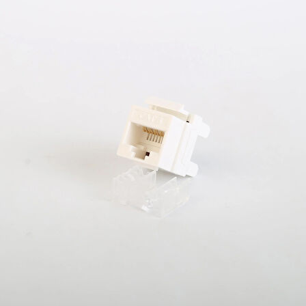 Cat6 Utp Keystone Jack 180 Derece