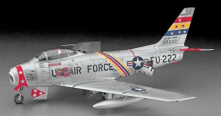 Hasegawa PT13 7213 1/48 Ölçek, F-86F-30 Sabre U.S. Air Force, Savaş Uçağı Plastik Model Kiti
