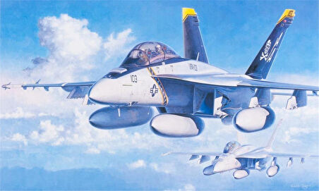 Hasegawa PT38 7238 1/48 Ölçek, F/A-18F Super Hornet, Savaş Uçağı Plastik Model Kiti