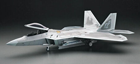 Hasegawa PT45 7245 1/48 Ölçek, F-22 Raptor, Savaş Uçağı Plastik Model Kiti